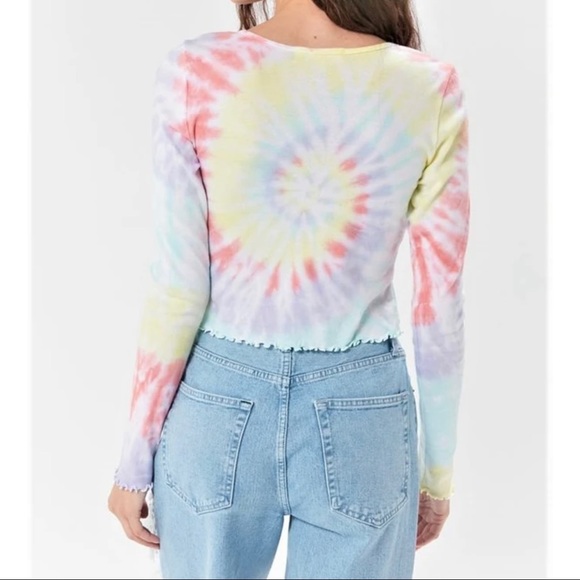 Truly Madly Deeply Tie Dye Baby Tee - Picture 5 of 6